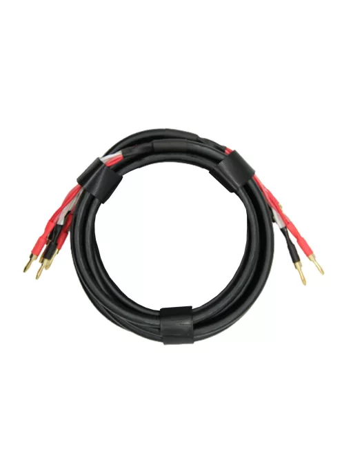 NEUTRINO BANANA (M) - BANANA (M) STAR QUAD CABLE - HiFi Canare Quad hangfal kábel pár aranyozott Dynavox Banana dugó csatlakozókkal - 3m