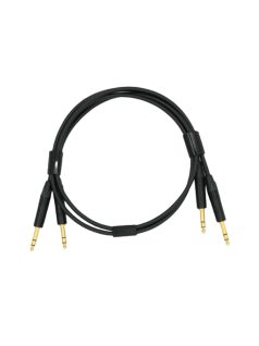   NEUTRINO TRS (M) - TRS (M) CABLE - HiFi Mogami jelkábel pár aranyozott Neutrik 6,35mm TRS dugó csatlakozókkal - 0,75m