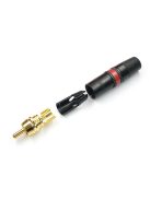 NEUTRINO XLR (M) - RCA (M) CABLE - HiFi Mogami jelkábel pár aranyozott Neutrik XLR dugó és RCA dugó csatlakozókkal - 1,5m