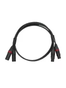 NEUTRINO XLR (F) - XLR (M) CABLE - HiFi Mogami jelkábel pár aranyozott Neutrik XLR aljzat és XLR dugó csatlakozókkal - 2m