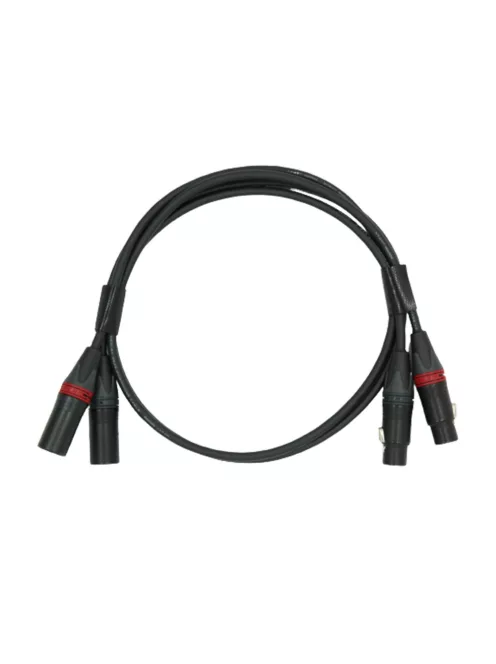 NEUTRINO XLR (F) - XLR (M) CABLE - HiFi Mogami jelkábel pár aranyozott Neutrik XLR aljzat és XLR dugó csatlakozókkal - 2m