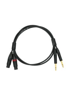   NEUTRINO TRS (M) - XLR (F) CABLE - HiFi Mogami analóg mikrofon jelkábel pár aranyozott Neutrik 6,35mm TRS dugó és XLR aljzat csatlakozókkal - 3m