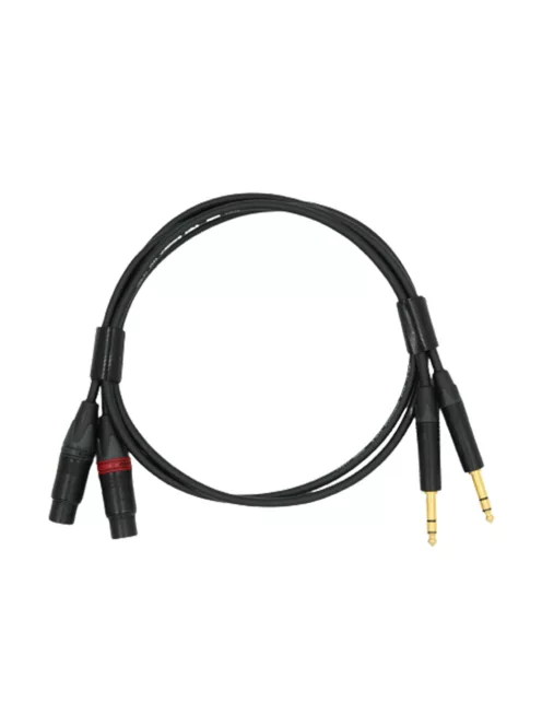 NEUTRINO TRS (M) - XLR (F) CABLE - HiFi Mogami analóg mikrofon jelkábel pár aranyozott Neutrik 6,35mm TRS dugó és XLR aljzat csatlakozókkal - 3m
