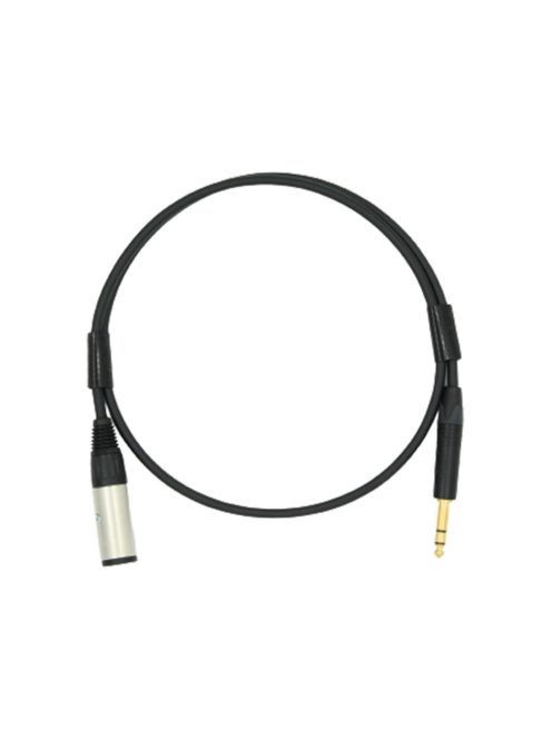 NEUTRINO TRS (F) - TRS (M) CABLE - HiFi Mogami jelkábel aranyozott Neutrik 6,35mm TRS aljzat és TRS dugó csatlakozókkal