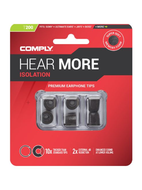 COMPLY CORE SERIES T-200 - Univerzális memóriahab fülilleszték - S