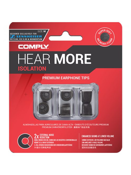 COMPLY CORE SERIES T-167 - Univerzális memóriahab fülilleszték - M