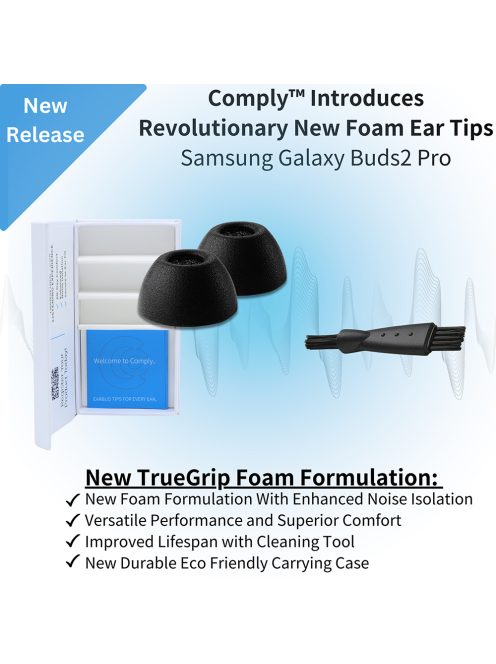 COMPLY TRUEGRIP PREMIUM FOR SAMSUNG GALAXY BUDS2 PRO - Memóriahab fülilleszték Samsung Galaxy Buds2 Pro fülhallgatóhoz - S
