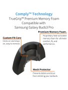 COMPLY TRUEGRIP PREMIUM FOR SAMSUNG GALAXY BUDS3 & BUDS4 PRO - Memóriahab fülilleszték Samsung Galaxy Buds3 Pro és Buds4 Pro fülhallgatóhoz - M