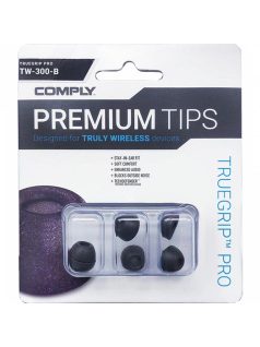   COMPLY TRUEGRIP PRO TW-300-B - Univerzális memóriahab fülilleszték TWS fülhallgatókhoz - M