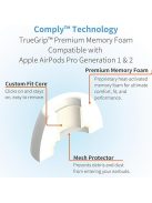 COMPLY TRUEGRIP PREMIUM FOR APPLE AIRPODS PRO GEN 1&2 - Memóriahab fülilleszték Apple AirPods Gen 1&2 fülhallgatókhoz - L