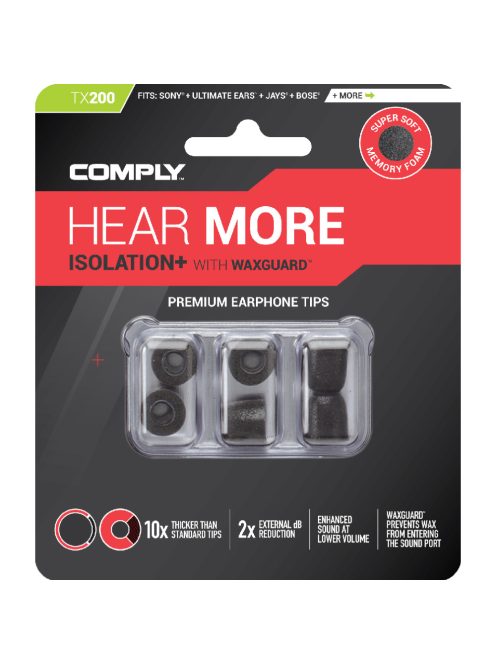 COMPLY ISOLATION PLUS TX-200 memóriahab fülilleszték - L