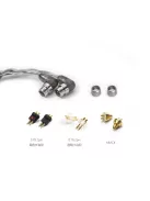 DD HIFI BC130C ERYX - 4,4mm szimmetrikus IEM cserekábel cserélhető 0,78mm 2-Pin és MMCX csatlakozókkal - RhP