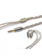 DD HIFI BC130 NET - Árnyékolt OCC IEM cserekábel cserélhető 0,78mm 2-Pin és MMCX csatlakozókkal - BC130NET Pentaconn
