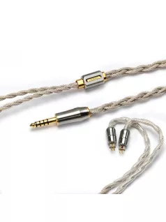   DD HIFI BC130 NET - Árnyékolt OCC IEM cserekábel cserélhető 0,78mm 2-Pin és MMCX csatlakozókkal - BC130NET Pentaconn