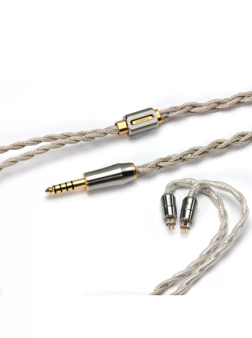 DD HIFI BC130 NET - Árnyékolt OCC IEM cserekábel cserélhető 0,78mm 2-Pin és MMCX csatlakozókkal - BC130NET Pentaconn