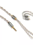 DD HIFI BC130 NET - Árnyékolt OCC IEM cserekábel cserélhető 0,78mm 2-Pin és MMCX csatlakozókkal - BC130NET Pentaconn