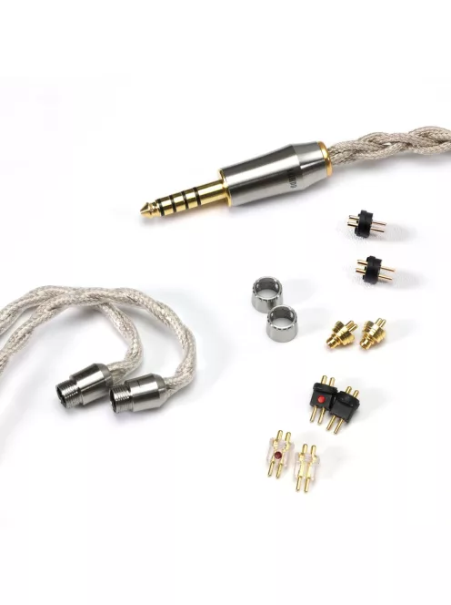 DD HIFI BC130 NET - Árnyékolt OCC IEM cserekábel cserélhető 0,78mm 2-Pin és MMCX csatlakozókkal - BC130NET Pentaconn