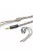 DD HIFI BC130 NET - Árnyékolt OCC IEM cserekábel cserélhető 0,78mm 2-Pin és MMCX csatlakozókkal - Standard