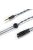 DD HIFI BC150B - Szimmetrikus ezüst fejhallgató kábel 4,4mm Pentaconn csatlakozóval - 145cm - 2-Pin (Recessed)