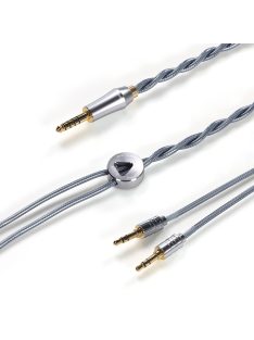   DD HIFI BC150B - Szimmetrikus ezüst fejhallgató kábel 4,4mm Pentaconn csatlakozóval - 145cm - 3,5mm