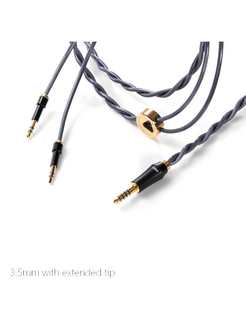 DD HIFI BC150B 3.5mm EXTENDED- Szimmetrikus ezüst fejhallgató kábel 4.4mm csatlakozóval - 295cm