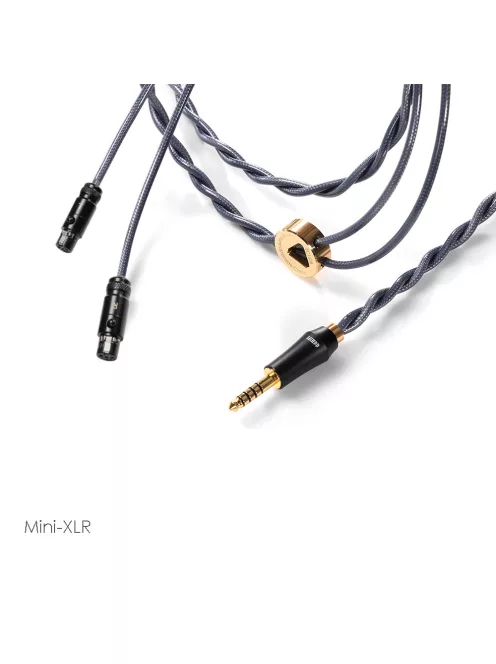 DD HIFI BC150B 490 MINI-XLR 4-PIN - Szimmetrikus ezüst fejhallgató kábel 4.4mm csatlakozóval - 145cm