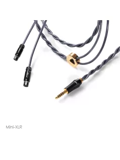   DD HIFI BC150B 490 MINI-XLR 4-PIN - Szimmetrikus ezüst fejhallgató kábel 4.4mm csatlakozóval - 195cm
