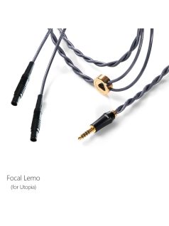  DD HIFI BC150B FOCAL LEMO - Szimmetrikus ezüst fejhallgató kábel 4.4mm csatlakozóval - 295cm