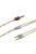 DD HIFI BC150G FLAT 3.5MM - Szimmetrikus ezüst és OCC fejhallgató kábel 4.4mm csatlakozóval - 145 cm
