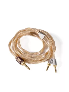   DD HIFI BC150G FLAT 3.5MM - Szimmetrikus ezüst és OCC fejhallgató kábel 4.4mm csatlakozóval - 145 cm