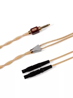   DD HIFI BC150G FOCAL LEMO 2-Pin - Szimmetrikus ezüst és OCC fejhallgató kábel 4.4mm csatlakozóval - 200 cm