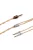 DD HIFI BC150G 3.5MM EXTENDED - Szimmetrikus ezüst és OCC fejhallgató kábel 4.4mm csatlakozóval - 145 cm