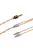 DD HIFI BC150G SENNSEISER ODU 2-PIN - Szimmetrikus ezüst és OCC fejhallgató kábel 4.4mm csatlakozóval - 200 cm