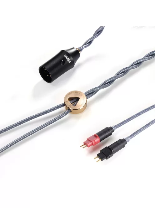 DD HIFI BC150XLR 2-PIN - Szimmetrikus ezüst fejhallgató kábel 4-Pin XLR csatlakozóval - 295cm
