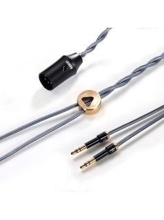   DD HIFI BC150XLR 3.5mm EXTENDED - Szimmetrikus ezüst fejhallgató kábel 4-Pin XLR csatlakozóval - 195cm