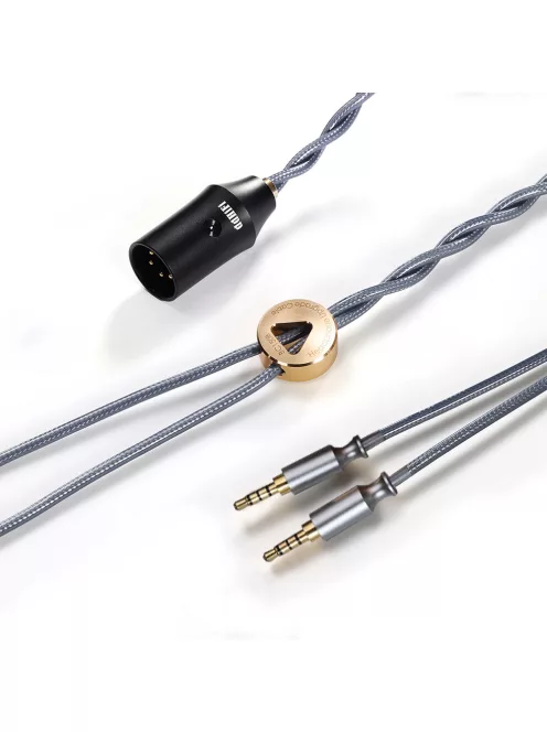 DD HIFI BC150XLR 3.5mm HiFiMan - Szimmetrikus ezüst fejhallgató kábel 4-Pin XLR csatlakozóval - 295cm