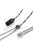 DD HIFI BC150XLR - Szimmetrikus ezüst fejhallgató kábel 4-Pin XLR csatlakozóval - 145cm - LEMO