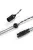 DD HIFI BC150XLR FOCAL LEMO - Szimmetrikus ezüst fejhallgató kábel 4-Pin XLR csatlakozóval - 295cm