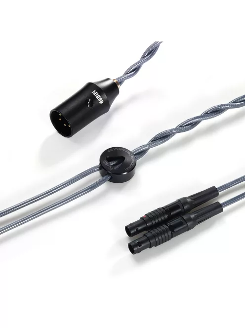 DD HIFI BC150XLR FOCAL LEMO - Szimmetrikus ezüst fejhallgató kábel 4-Pin XLR csatlakozóval - 295cm