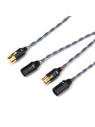 DD HIFI BC30XLR - Szimmetrikus sztereó jelkábel pár XLR dugó és XLR aljzat csatlakozóval - 75cm