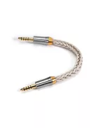 DD HIFI BC44 NET - Árnyékolt szimmetrikus audio jelkábel 4.4mm dugó csatlakozókkal - 10 cm