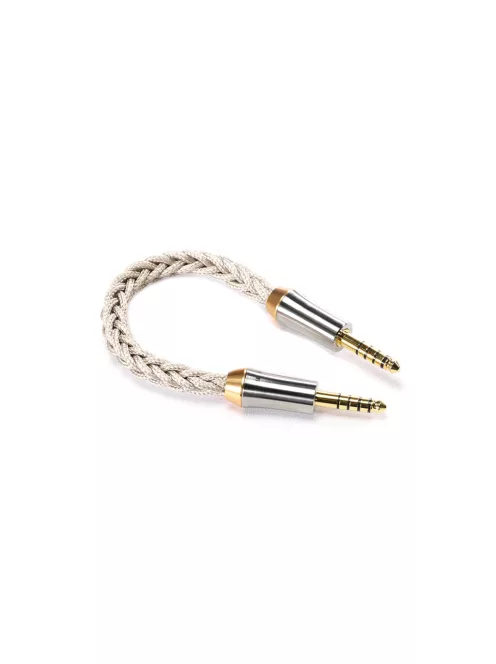 DD HIFI BC44 NET - Árnyékolt szimmetrikus audio jelkábel 4.4mm dugó csatlakozókkal - 10 cm
