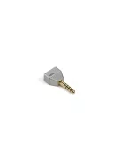 DD HIFI DJ30SE - Adapter 4,4mm szimmetrikus dugó és 3,5mm Jack aljzat csatlakozóval, szimmetrikus-egyvégű jelátalakítással
