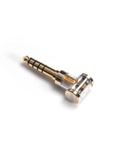   DD HIFI DJ44AG - Adapter 4,4mm Pentaconn dugó és 2,5mm szimmetrikus aljzat aranyozott csatlakozóval - Fekete