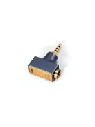 DD HIFI DJ44B - Adapter 2,5mm szimmetrikus dugó és 4,4mm Pentaconn aljzat aranyozott csatlakozóval