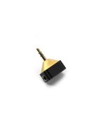 DD HiFi DJ44 GOLD - Adapter 3,5mm dugó és 4,4mm aljzat csatlakozóval