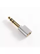 DD HIFI DJ65A (AL) - Adapter 6,35mm dugó és 3,5mm aljzat csatlakozóval
