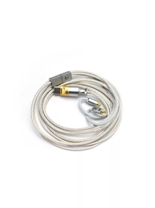 DD HIFI M110C - Type-C csatlakozójú mikrofonos OFC fülhallgató kábel beépített USB DAC és fejhallgató-erősítővel, 32bit 384kHz PCM - MMCX