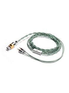   DD HIFI M120B - Type-C csatlakozójú OCC és ezüst Litz fülhallgató kábel távvezérlővel és mikrofonnal - 2-Pin