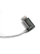 DD HIFI MFI06 - OTG adatkábel Lightning dugó és USB Type-C dugó csatlakozóval - 80 mm - 90°
